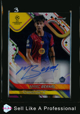 MARK BERNAL TOPPS 7/10 BA-BN 2025 FINEST UCL BARCELONA ENGLISH AUTO ROOKIE CARD comprar usado  Enviando para Brazil
