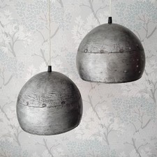 Pair metal grey for sale  WOKING