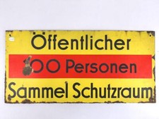 Luftschutz emailleschild öffe gebraucht kaufen  Speyer