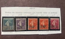 Timbres neufs. série d'occasion  Chéreng