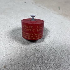 Capacitor Sprague maçaneta alta tensão 715C (1600pF-Z) 20 kVDC 8108, usado comprar usado  Enviando para Brazil