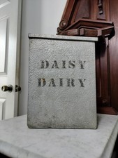 Recipiente de lata refrigerador de leite vintage Daisy Dairy Porch comprar usado  Enviando para Brazil