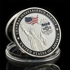 Moeda desafio EUA CIA We Are The Nation's First Line Defense Silent Warriors comprar usado  Enviando para Brazil