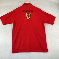 Camisa polo masculina Ferrari vintage tamanho XL vermelha 1996 equipe oficial corrida Fórmula 1, usado comprar usado  Enviando para Brazil