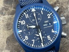 Relógio IWC Pilot cronógrafo 41 TOP GUN Oceana 41mm azul cerâmica caixa papéis 2024 comprar usado  Enviando para Brazil