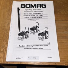 Bomag bw80adh 100 for sale  RHYL