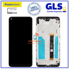 DISPLAY TOUCH SCREEN +FRAME per LG K61 LMQ630EAW LMQ630EMW SCHERMO VETRO NERO na sprzedaż  Wysyłka do Poland