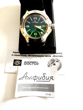 Vostok amphibia green for sale  SOUTH QUEENSFERRY