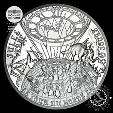 2025 - 10 EURO Plata PROOF - Julio Verne - Vuelta Mundo 80 Días - FRANCIA comprar usado  Enviando para Brazil