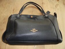 Coach black leather for sale  READING