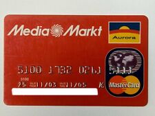 Cartão de crédito Media Markt▪️Aurora▪️Espanha▪️2005 Expira▪️Banco Cetelem▪️Não assinado comprar usado  Enviando para Brazil