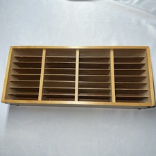 Usado, Napa Valley Box Company 32 Slot Cassette Tape Storage Box Case Rack Holder VNTG comprar usado Usado, Napa Valley Box Company 32 Slot Cassette Tape Storage Box Case Rack Holder VNTG comprar usado  Enviando para Brazil