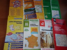 Lot cartes routieres d'occasion  Reims