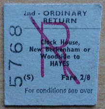 Railway ticket woodside for sale  MARKET DRAYTON