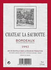 Etiquette bordeaux château d'occasion  Albertville