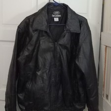 Leather jacket large for sale  Davis