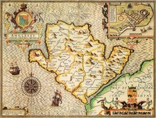Old maps counties for sale  ASHFORD