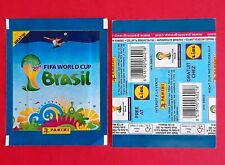 PANINI SEALED PACK FIFA WORLD CUP BRASIL 2014 LIDL GRATIS POCHETTE BUSTINA SOBRE comprar usado  Enviando para Brazil