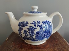 willow pattern teapot for sale  CLEVEDON