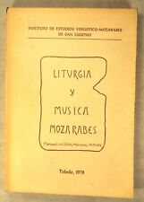 Liturgia musica mozarabes d'occasion  Vigneux-sur-Seine
