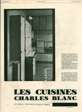 Publicité ancienne cuisines d'occasion  France