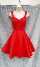 Red sateen fit for sale  STOKE-ON-TRENT