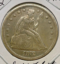 1872 seated liberty for sale  Westerville