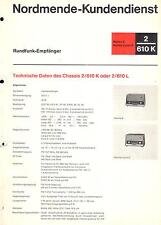 Nordmende service manual gebraucht kaufen  Salzgitter
