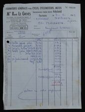 Invoice velosolex moped d'occasion  Expédié en Belgium