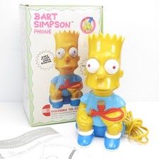 Usado, Vintage 1990 Os Simpsons - Telefone Bart Simpson - Telefone com Caixa + Instruções comprar usado  Enviando para Brazil