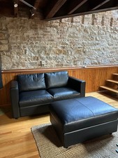 Ikea black leather for sale  Chicago