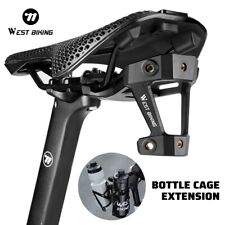 Suporte duplo para garrafa de água WEST BIKING PC bicicleta gaiola selim extensão suporte comprar usado  Enviando para Brazil
