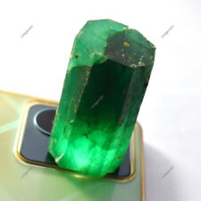 Pedra preciosa solta 225,50 quilates verde esmeralda natural áspera sem cortes tamanho enorme CERTIFICADA comprar usado  Enviando para Brazil