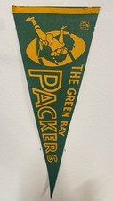 Pennant vintage feltro usato  Spedire a Italy