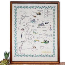 Framed map scotland for sale  LONDON