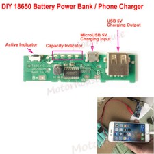 5V Usb Li-íon de lítio 18650 Módulo Carregador de bateria LED indicador de faça você mesmo banco de energia comprar usado  Enviando para Brazil