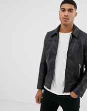 Men real leather for sale  Newark
