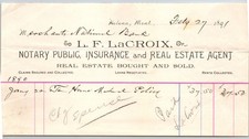 L.f. lacroix notary for sale  Norwalk