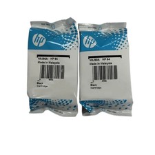 Genuíno Novo HP 64 Tinta Preta 2PK N9J90AN 3YP22AN Sacos Selados OEM Expira em Abril de 2026 comprar usado  Enviando para Brazil