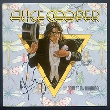 Usado, ASSINADO ÁLBUM DE VINIL ALICE COOPER BEM-VINDO AO MEU PESADELO RARO AUTÊNTICO VEJA PROO comprar usado  Enviando para Brazil