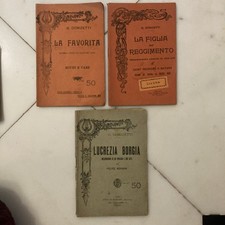 Libretto opera donizetti usato  Genova