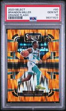 BRANDON MILLER 2023 SELECT #80 LARANJA FLASH NOVATO PSA 10 GEM MINT HORNETS RC, usado comprar usado  Enviando para Brazil