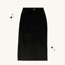 Schwarzer jeansrock größe gebraucht kaufen  Berlin
