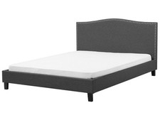 Polsterbett leinenoptik grau gebraucht kaufen  Wietzendorf