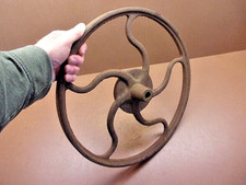 Roda de ferro fundido maciça 15" 5/8" centro vitoriano steampunk fazenda INCRÍVEL!, usado comprar usado  Enviando para Brazil