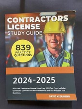 Contractors license study for sale  Saratoga