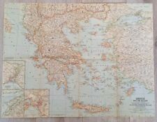 National Geographic Map of Greece and the Aegean. (Dec, 1958). na sprzedaż  PL