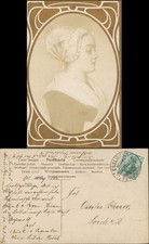 Ansichtskarte frauenporträt g gebraucht kaufen  Ortrand