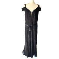 Candalita Feminino Plus Size Preto Formal Vestido de Festa de Formatura Lantejoulas Renda, 3X comprar usado  Enviando para Brazil