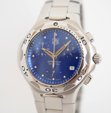 Relógio masculino TAG HEUER Kirium CL1112 cronógrafo quartzo azul 41 mm, usado comprar usado  Enviando para Brazil